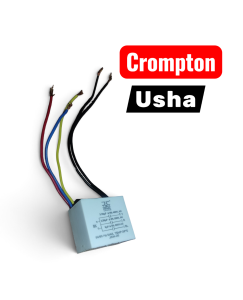 Crompton CBB61 2.5µF + 2.5µF + 3.0µF Ceiling Fan Capacitor - 500V/275VAC Original